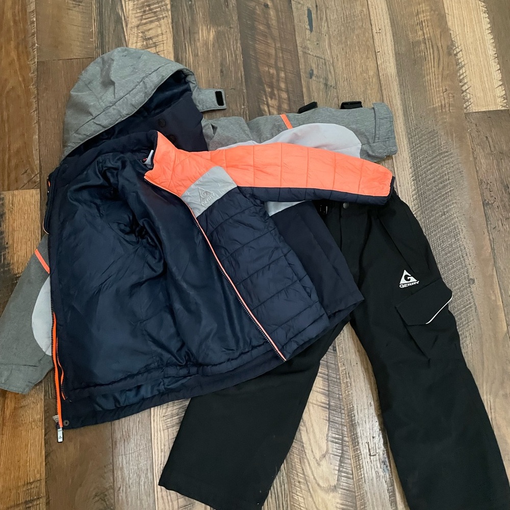 Gerry 3pc winter SET coat jacket bibs boy 5-6 - Picture 3 of 8